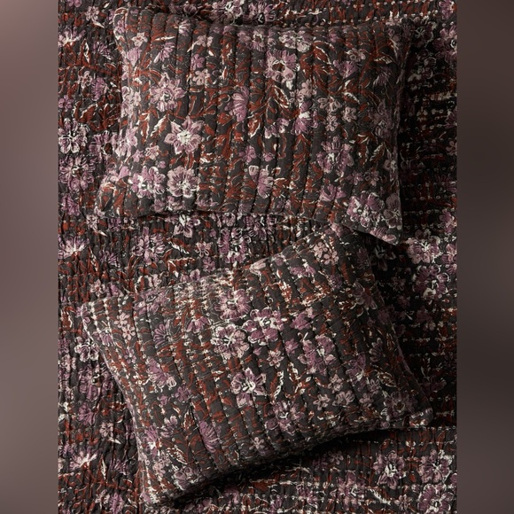 Amber Lewis for Anthropologie Gwendolen Shams Set of 2 Standard Size
